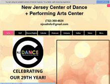 Tablet Screenshot of njcodance.com